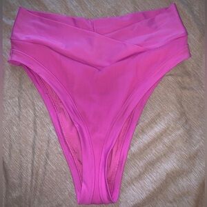 Aerie High Cut Cheeky Bikini Bottom Purple M